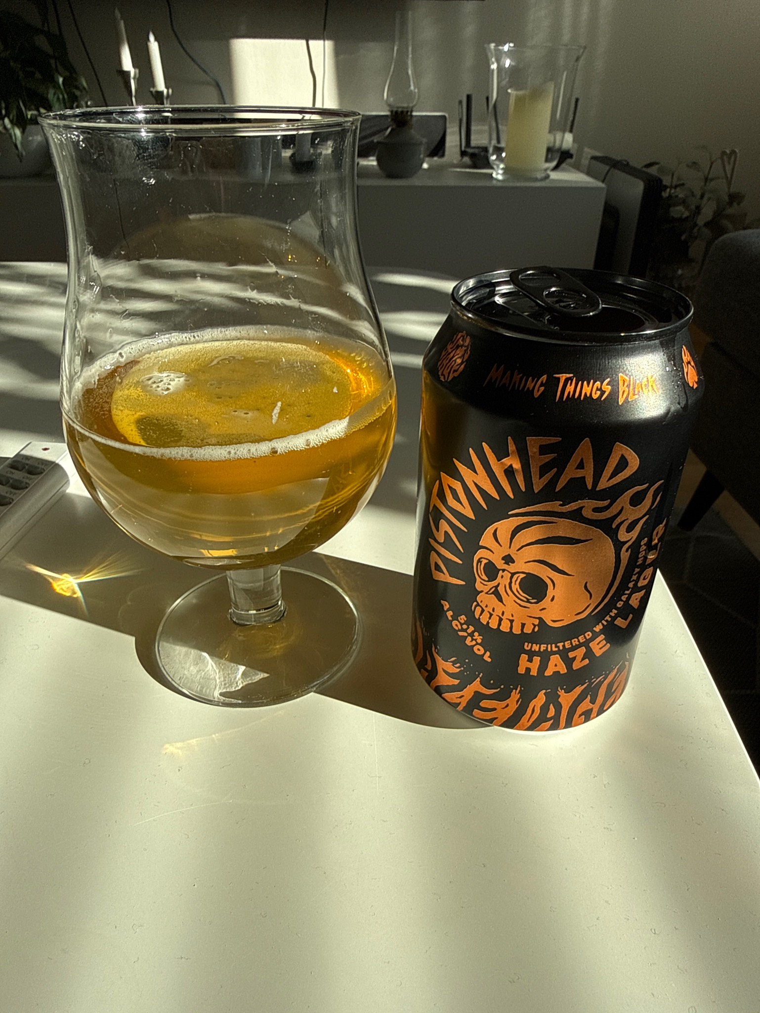 Pistonhead Haze Lager, Brutal Brewing (Spendrups Bryggeri)