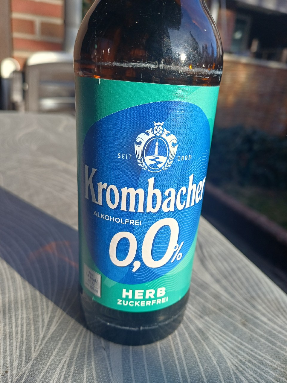 Krombacher 0,0% Herb zuckerfrei, Krombacher Brauerei