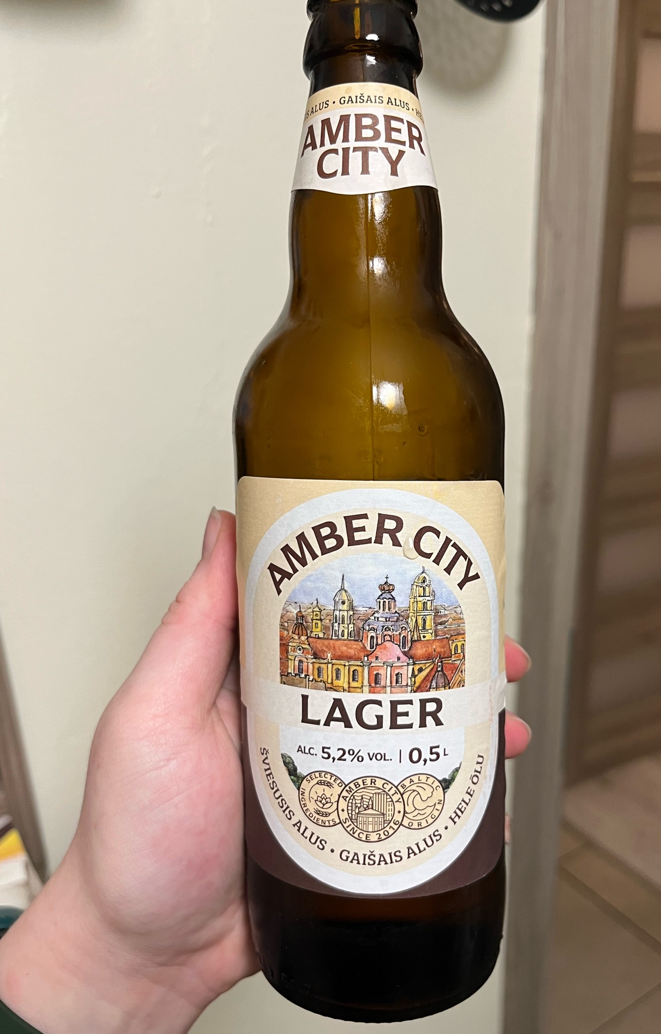 Amber City Lager, Švyturys (Carlsberg)