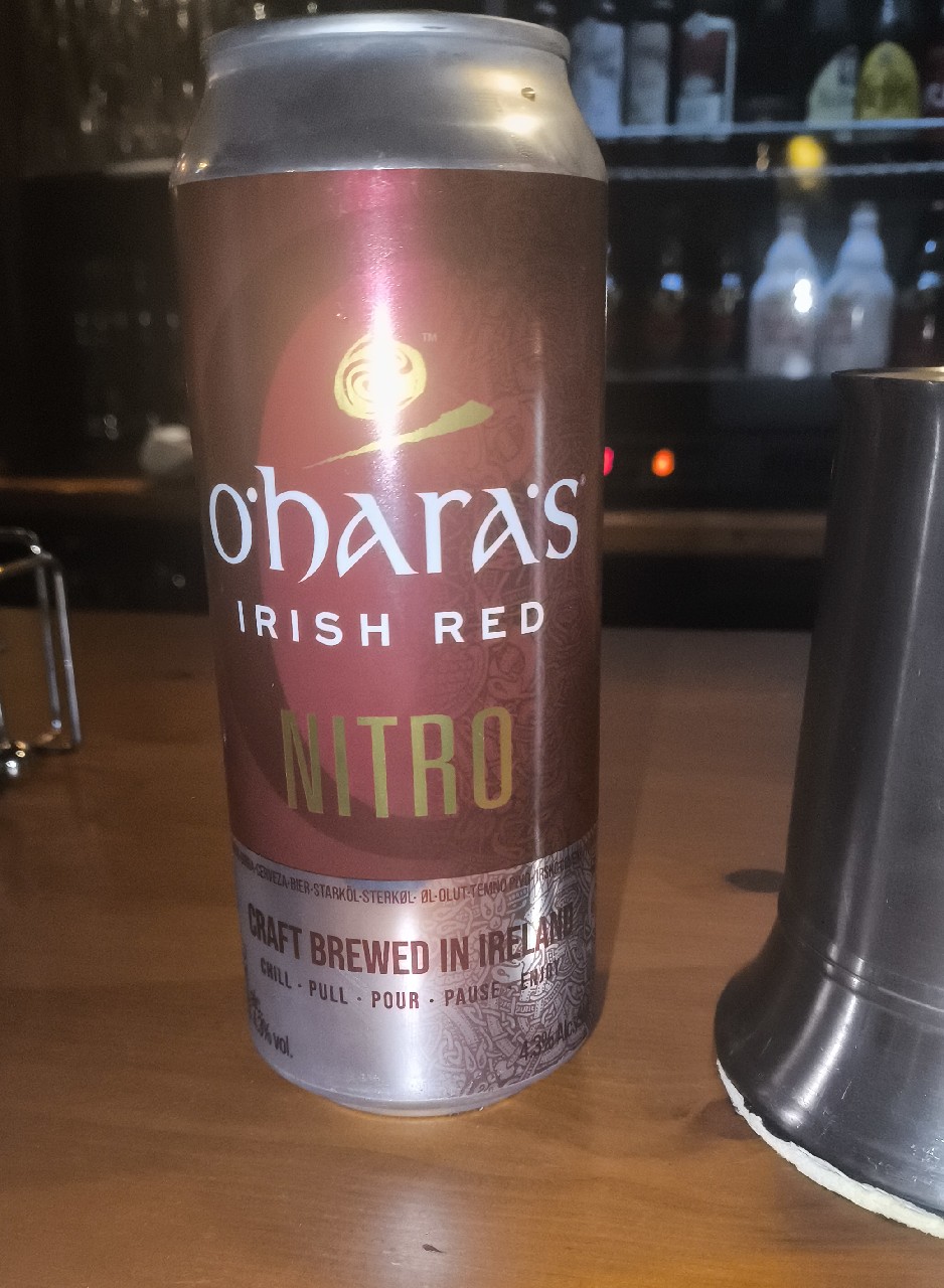 O'Hara's Irish Red Nitro, O'Hara's Brewery (Carlow Brewing Company)