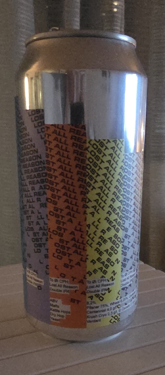 CPH Lost All Reason Double IPA, Denmark