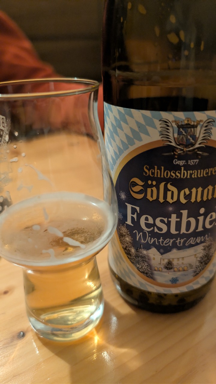 Schlossbrauerei Söldenau Festbier Wintertraum, Eschenbacher Privatbrauerei
