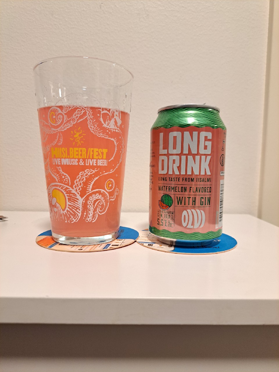 OLVI Long Drink Watermelon, Finland