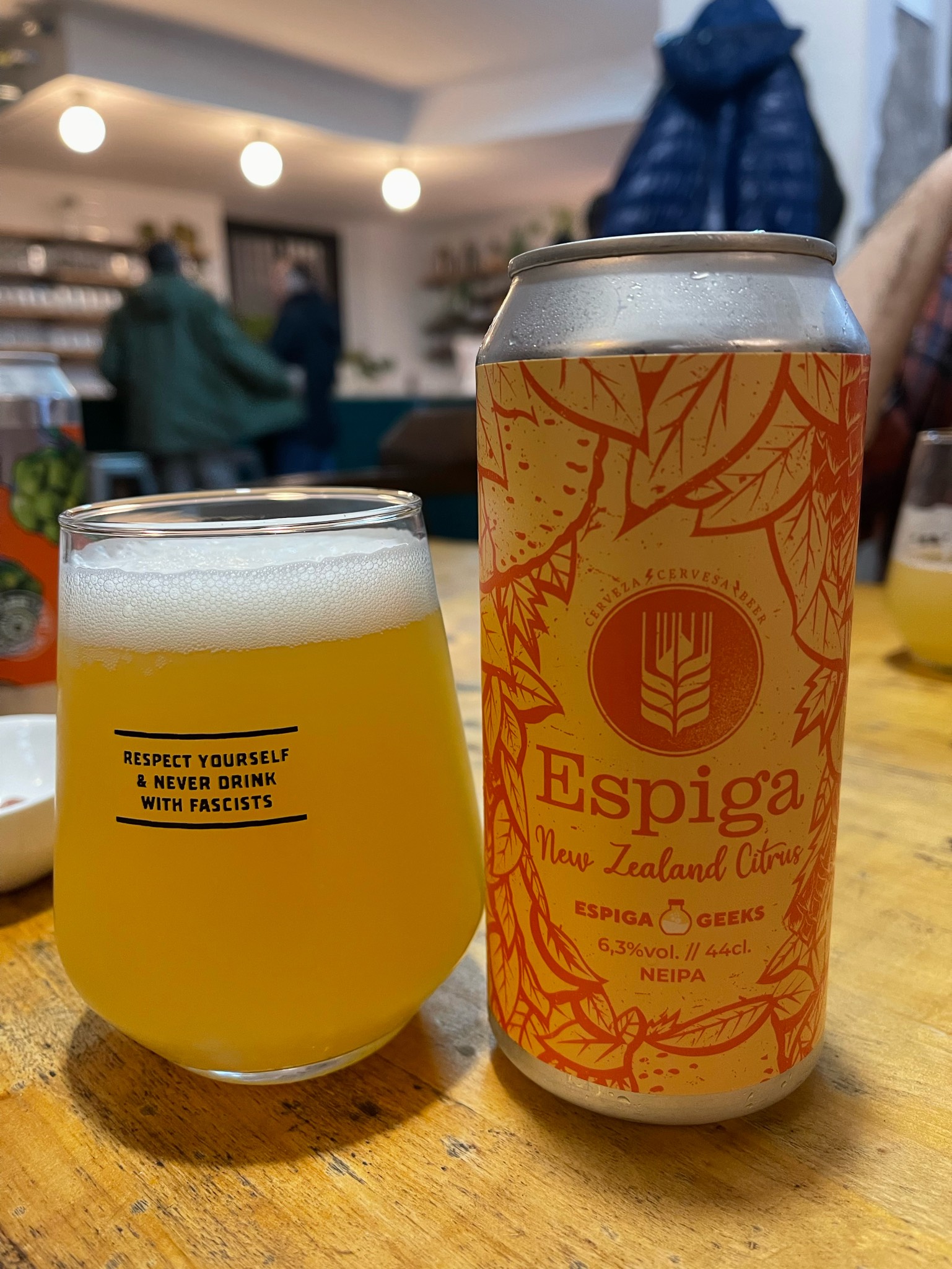 New zeland citrus, Cervesa Espiga
