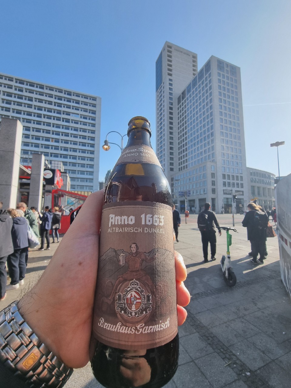 Anno 1663 Altbairisch dunkel, Brauhaus Garmisch