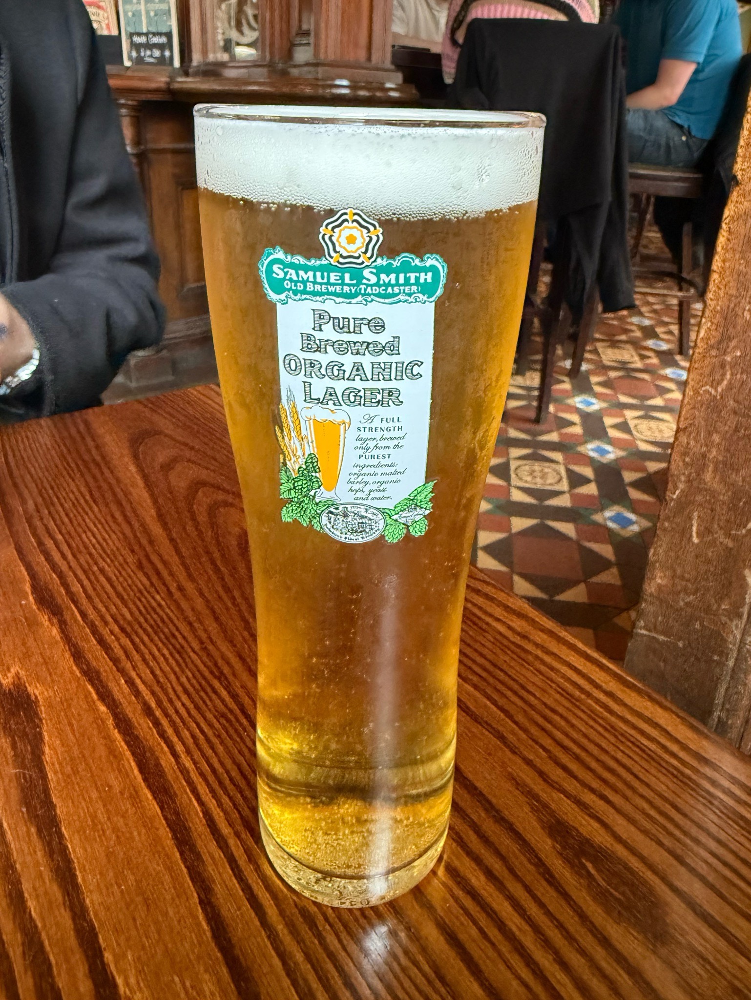 Pure Brewed Organic Lager Beer, England