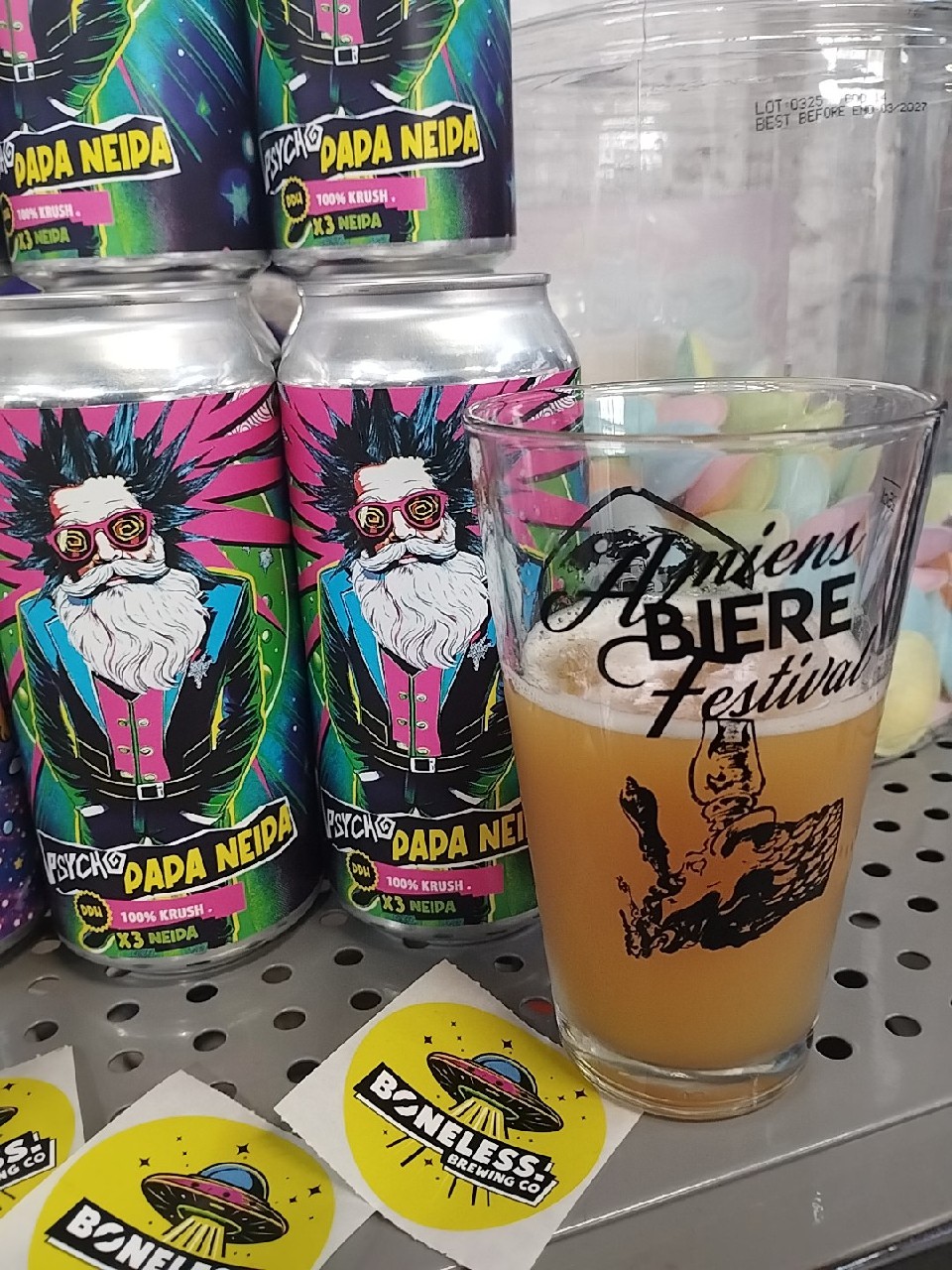 Psycho Papa NEIPA, Boneless Brewing Co