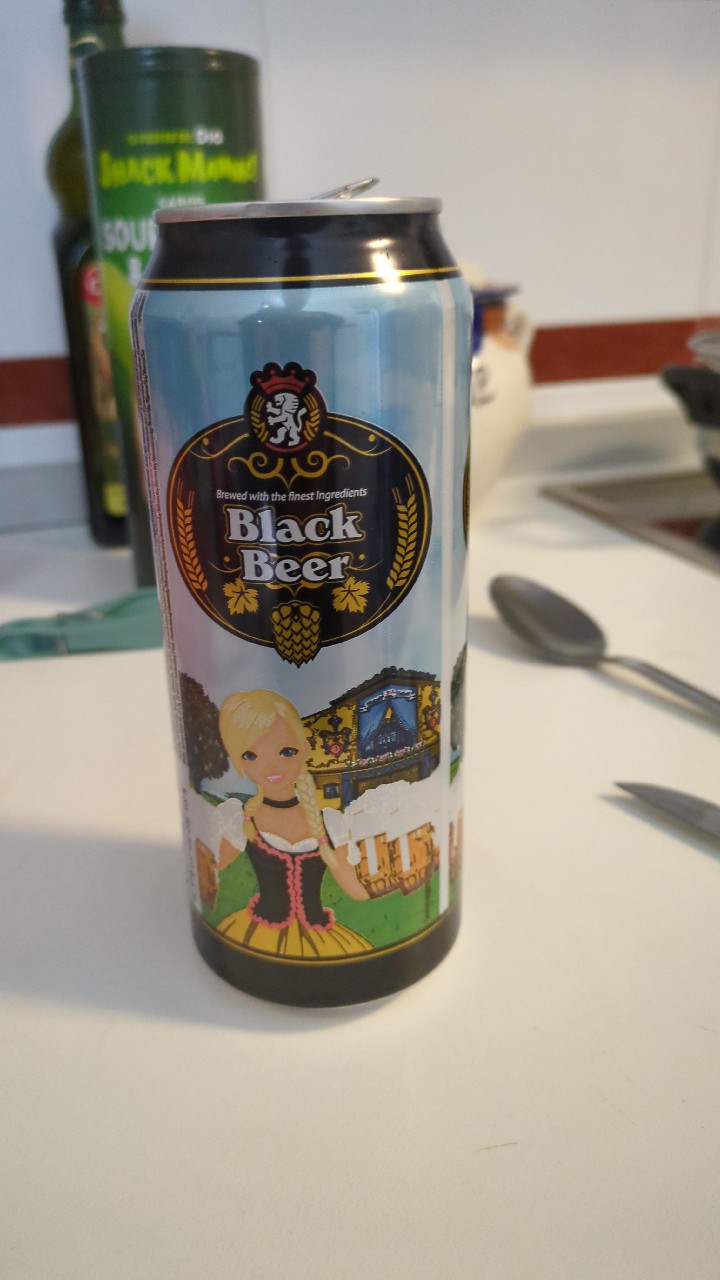 Perlenbacher Black/Dark Beer, Mauritius Privatbrauerei