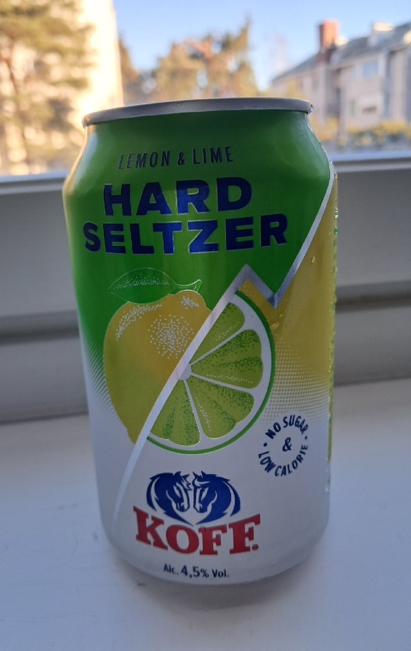 KOFF Hard Seltzer Lemon & Lime, Sinebrychoff (Carlsberg Group)