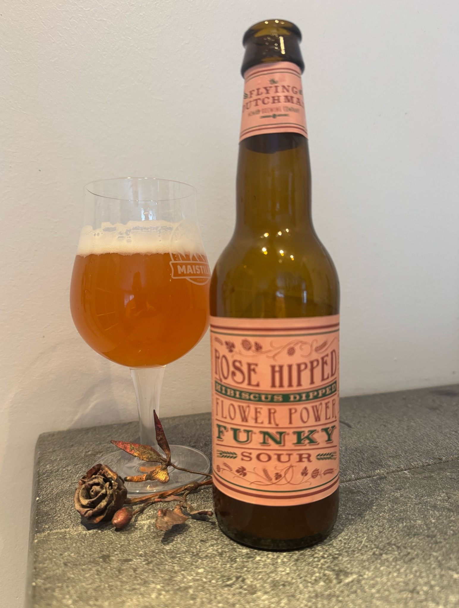 Rose Hipped Hibiscus Dipped Flower Power Funky Sour, The Flying Dutchman Nomad Brewing Company
