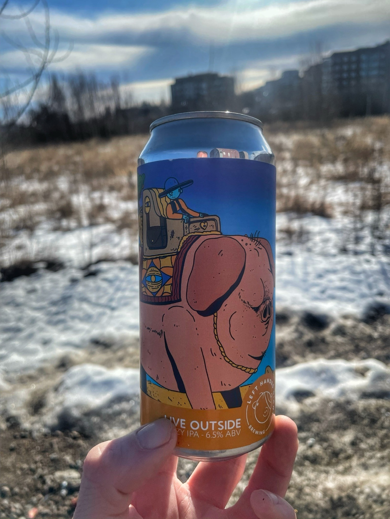Live outside, Left Handed Giant Brewing