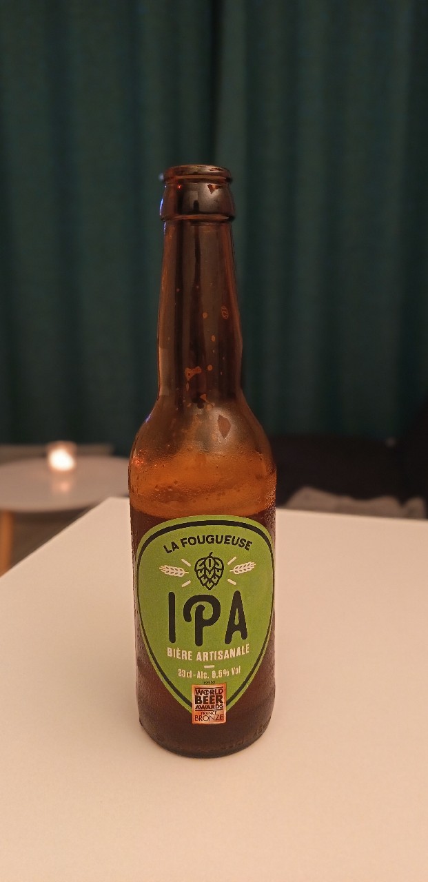 La Fougueuse IPA, Brasserie L'imprévue [Closed]