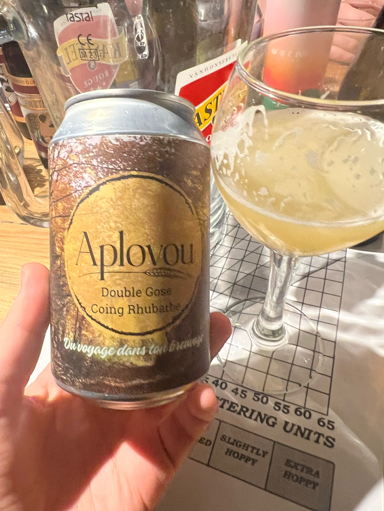 Aplovou Double Gose Coing Rhubarbe, Aplovou