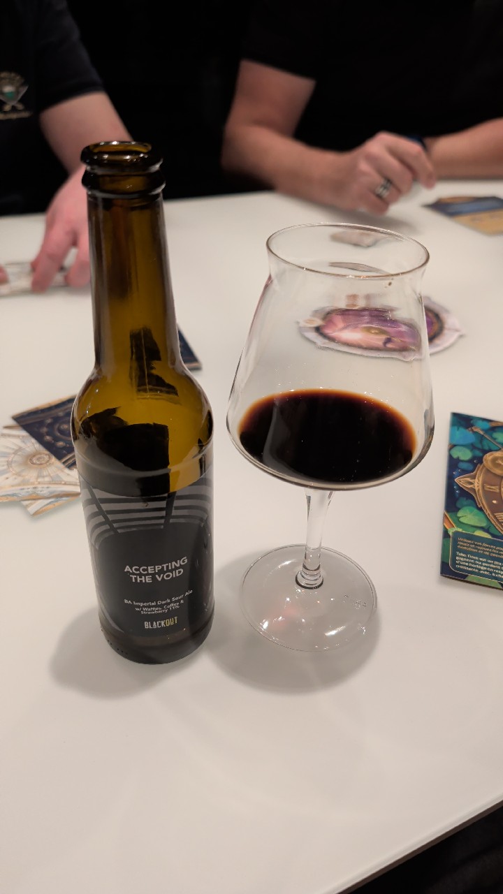 Accepting the void, Blackout Brewing