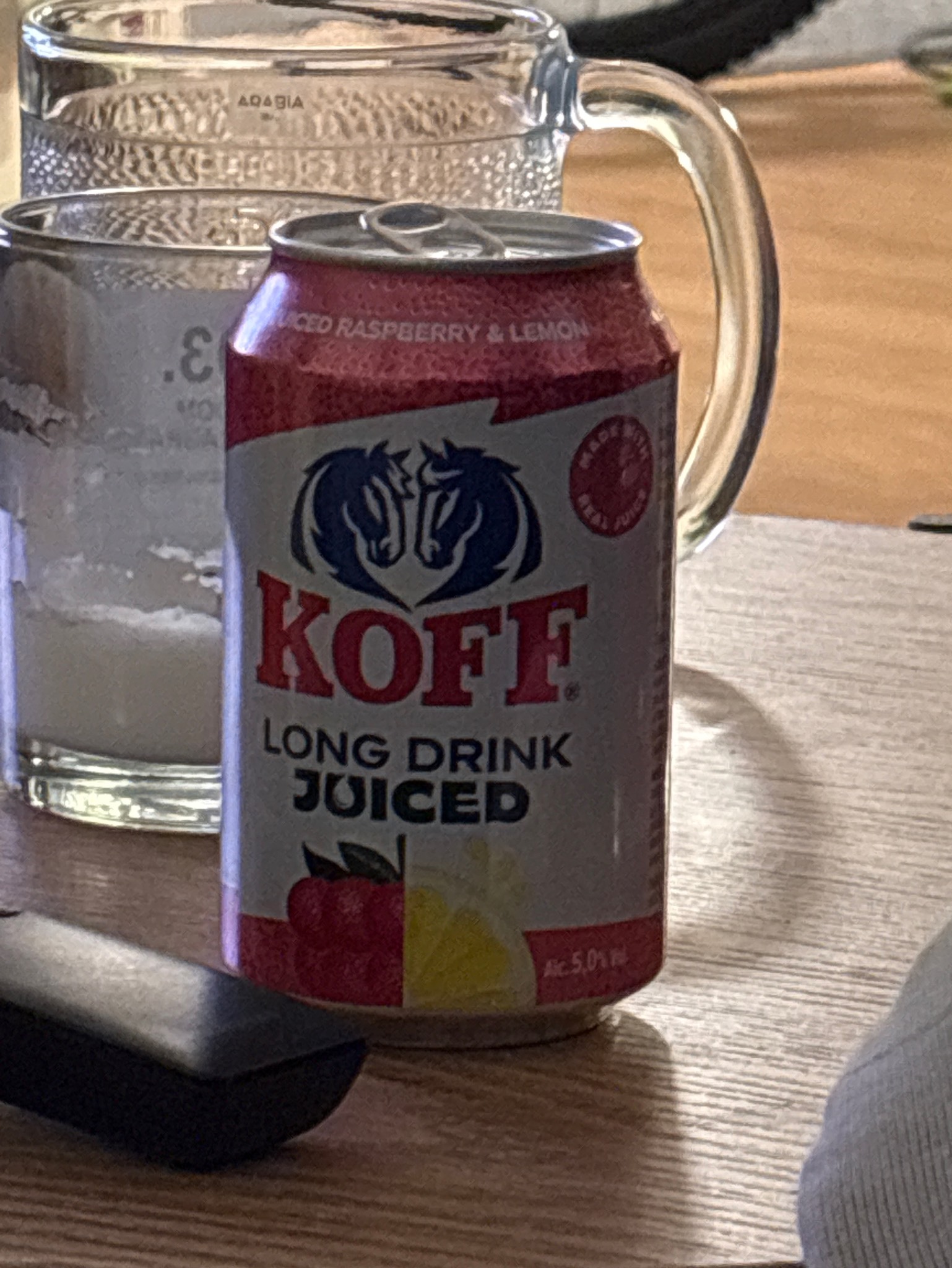 KOFF Long Drink Juiced Raspberry-Lemon, Finland