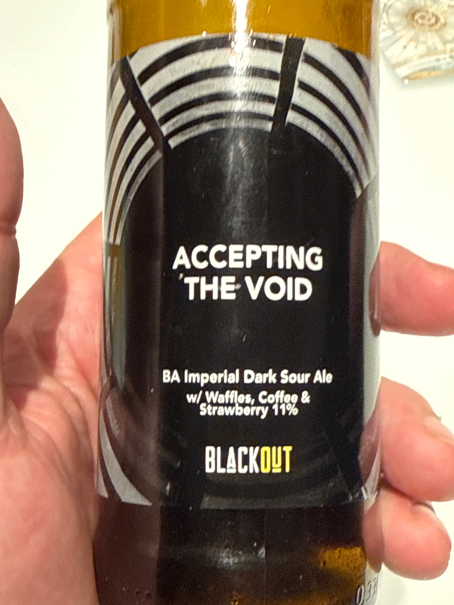 Accepting the void, Blackout Brewing