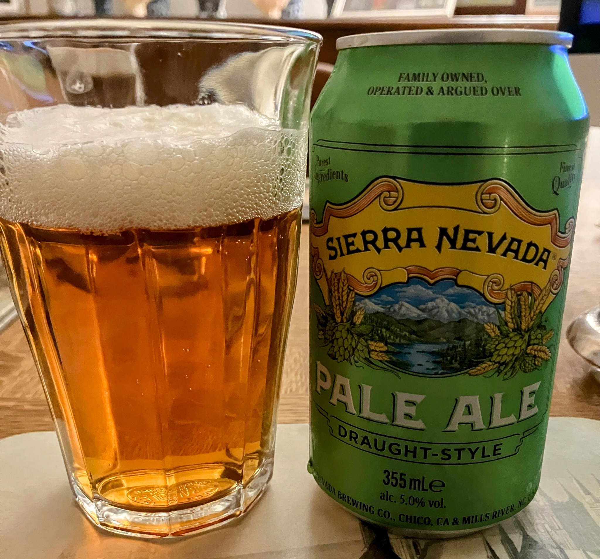 Sierra Nevada Pale Ale Draught-Style, Sierra Nevada Brewing Company
