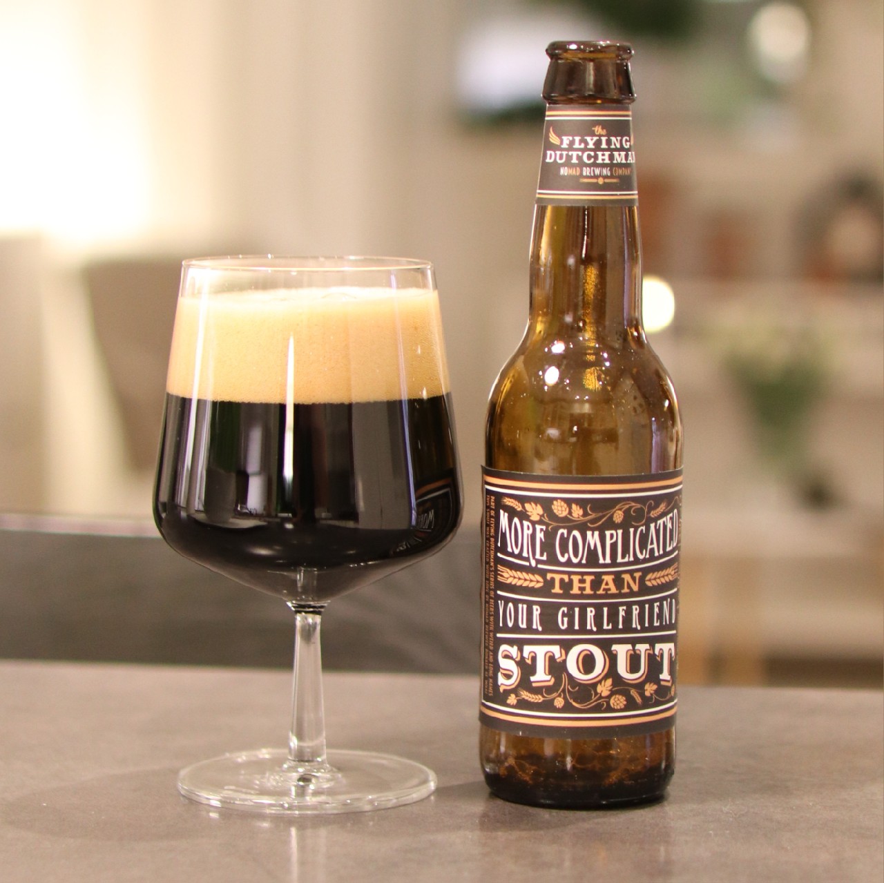 More Complicated Than Your Girlfriend Stout, The Flying Dutchman Nomad Brewing Company