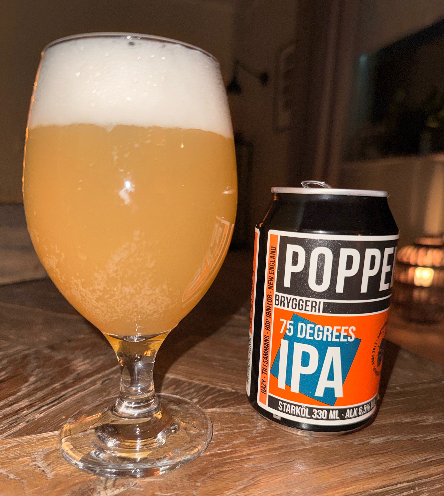 75 Degrees IPA, Poppels Bryggeri