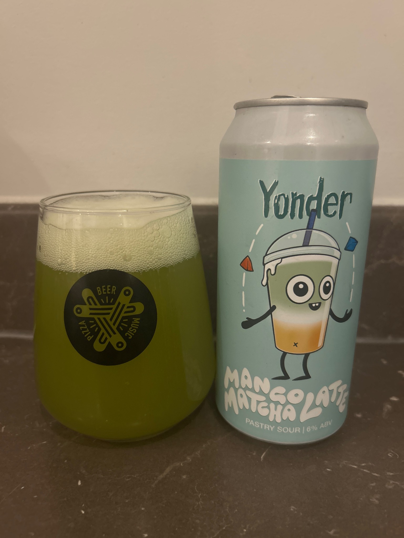 Mango Matcha Latte, Yonder Brewing