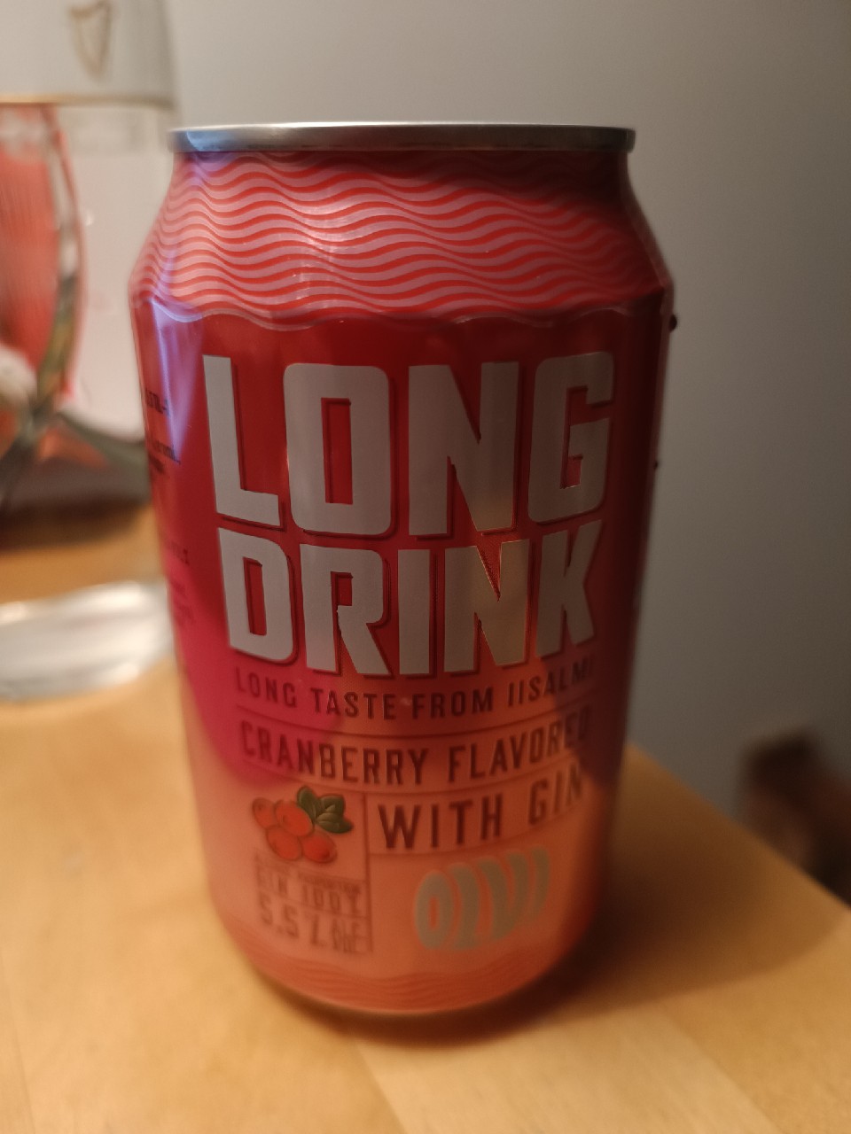 OLVI Long Drink Cranberry, Finland
