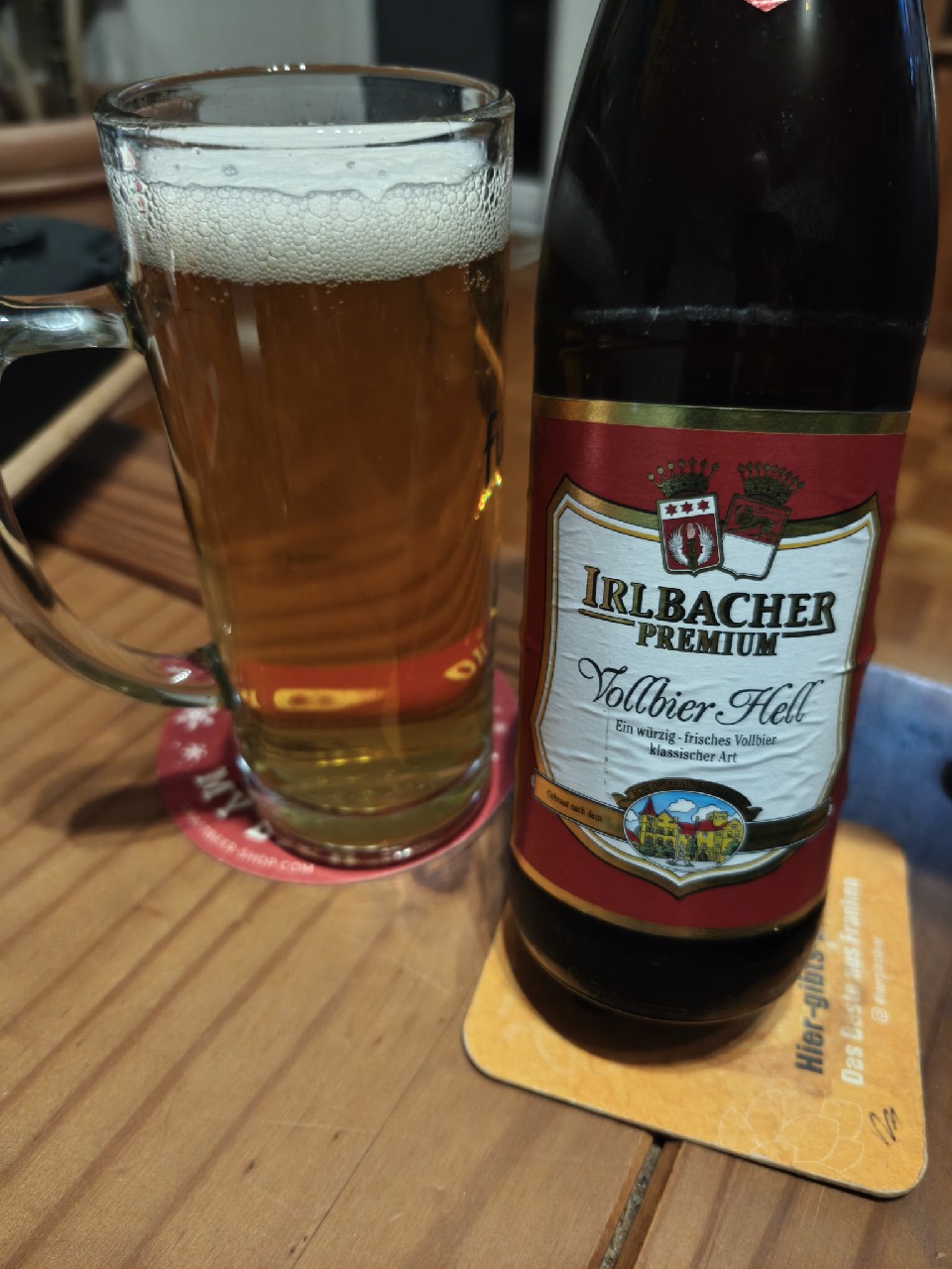 Vollbier Hell, Schlossbrauerei Irlbach (Arcobräu Moos)