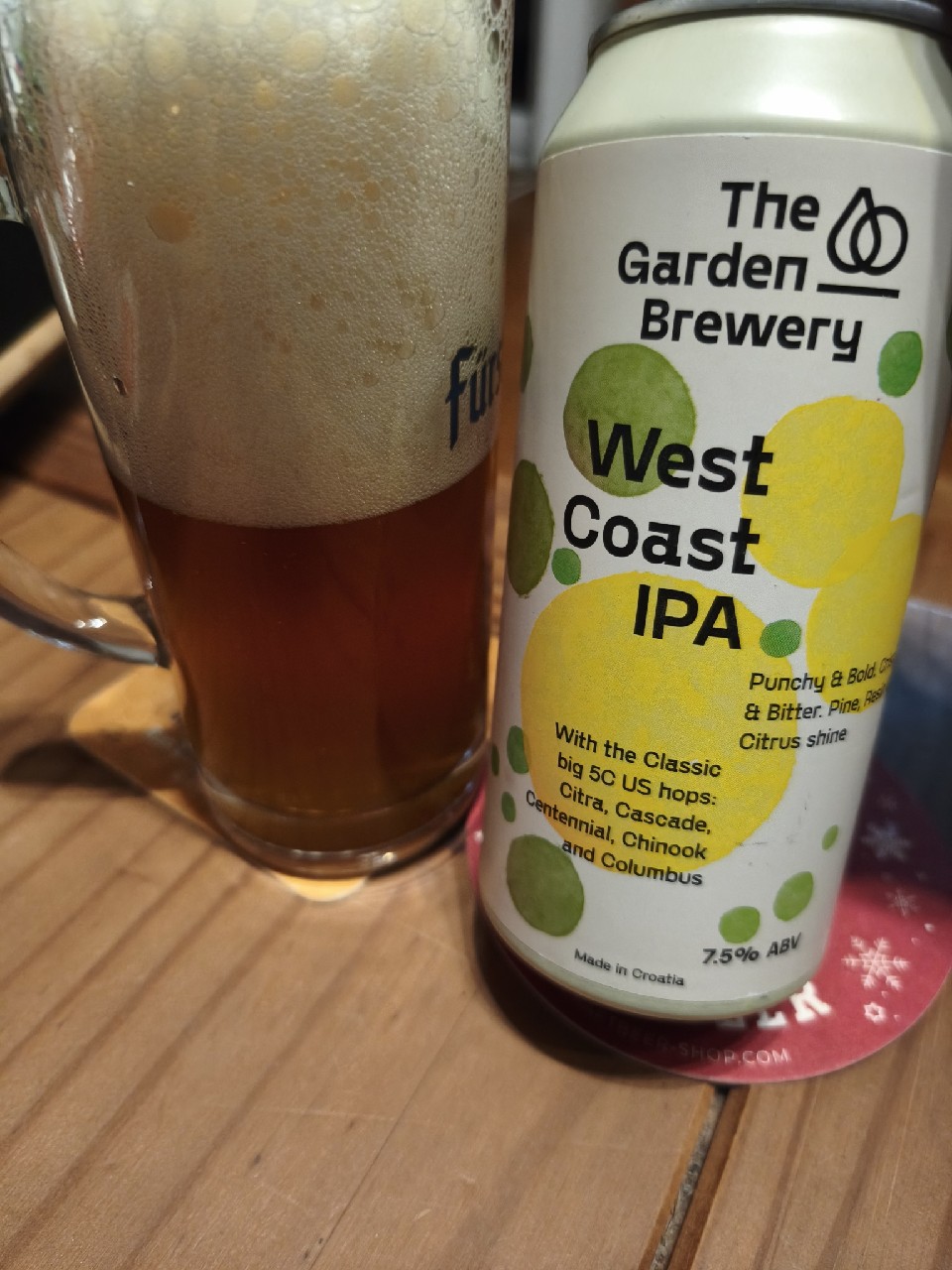 West Coast IPA, The Garden Brewery