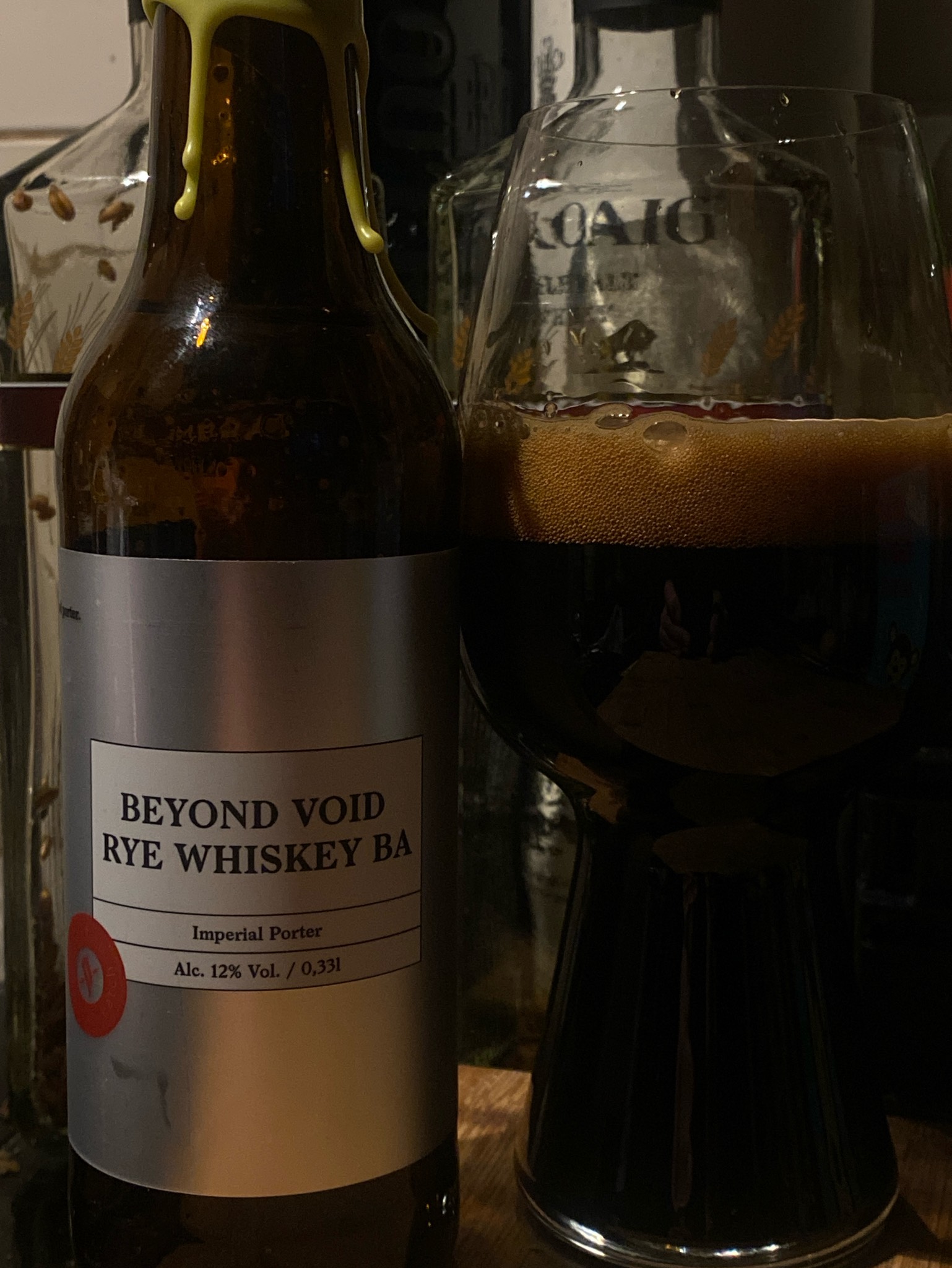 Beyond Void Rye Whiskey BA, Pühaste