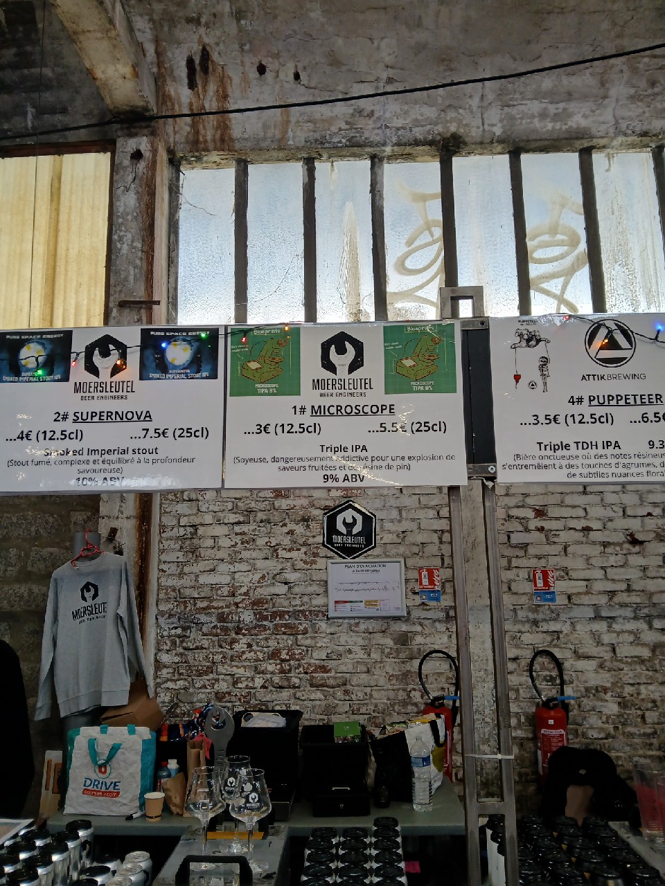 Blueprints - Microscope, Brouwerij De Moersleutel