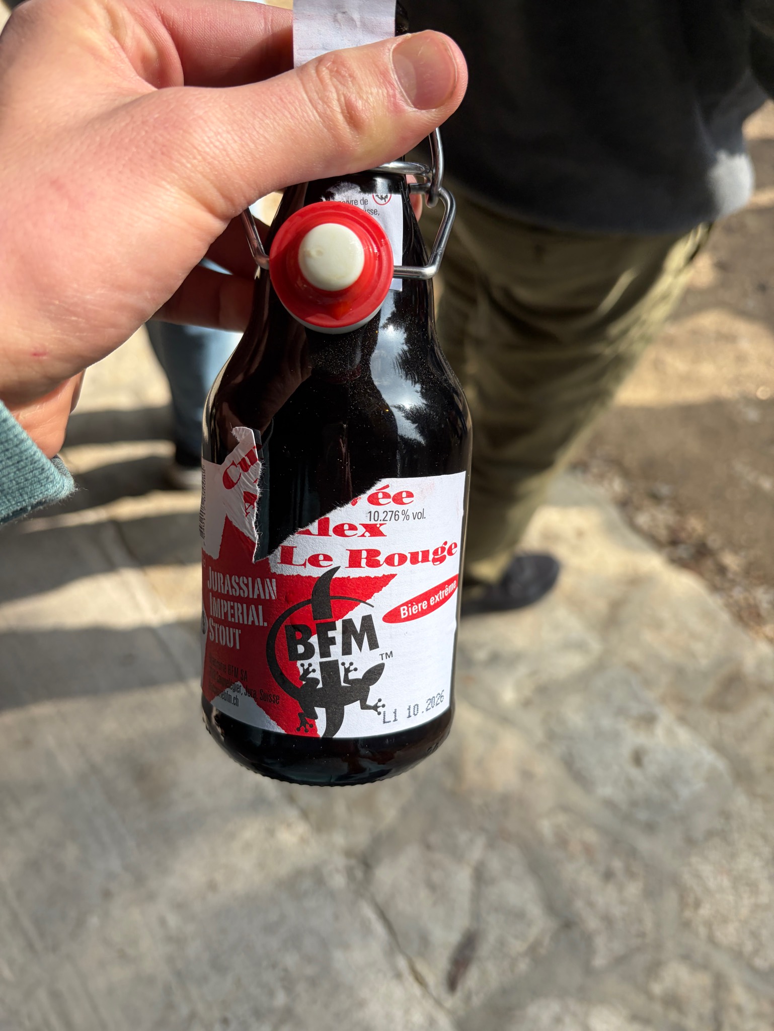 Cuvée Alex Le Rouge, Switzerland