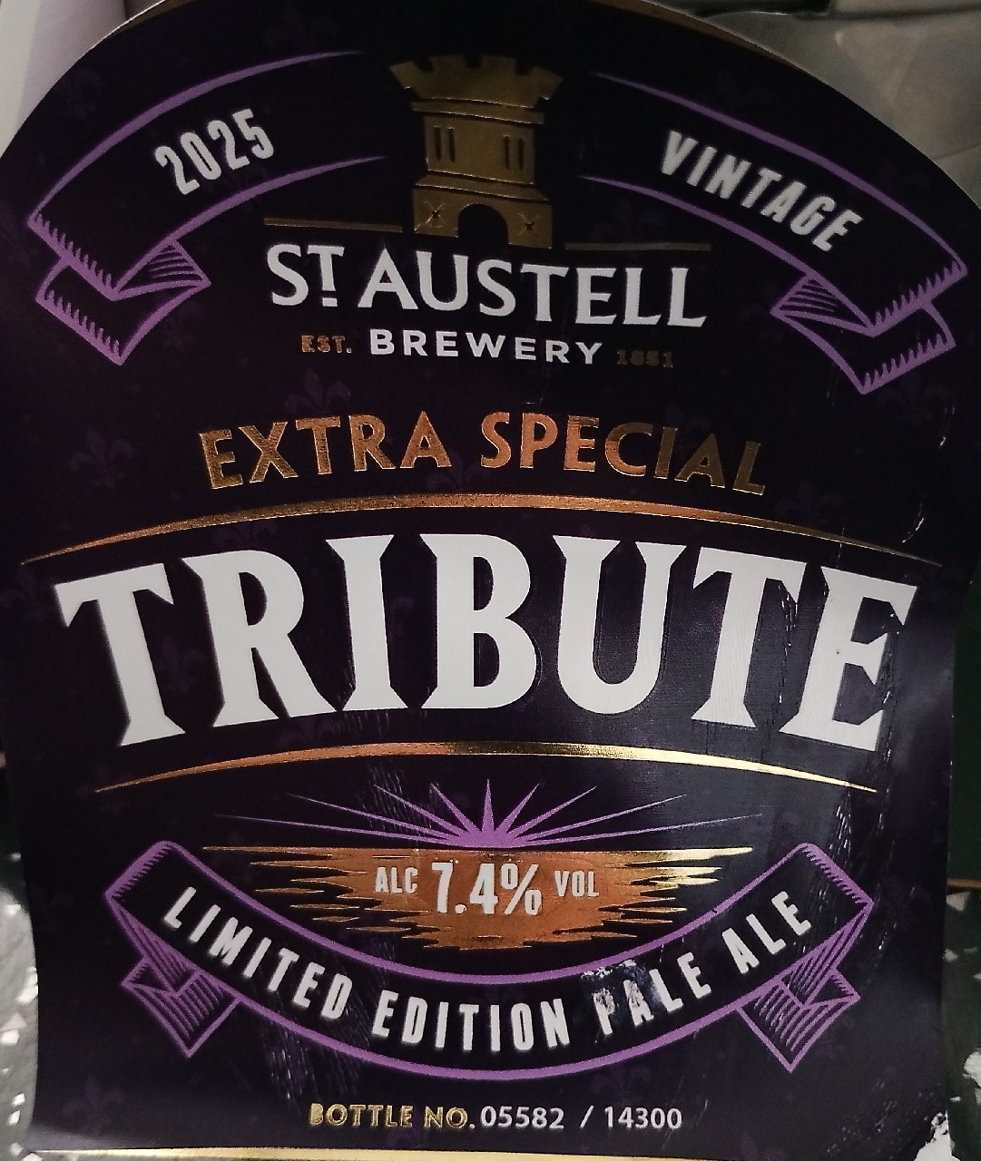 Extra Special Tribute, St Austell Brewery