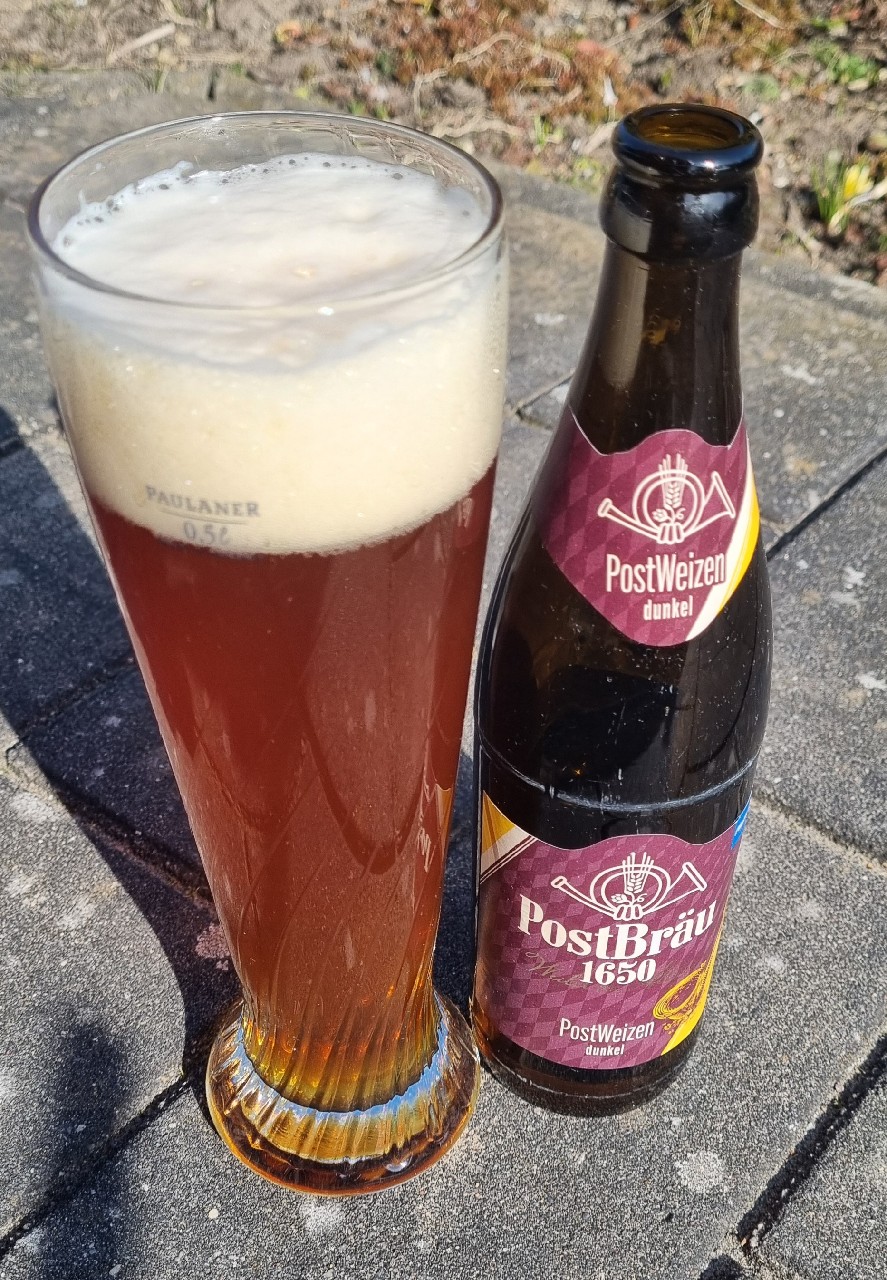 PostWeizen Dunkel, Post Brauerei Weiler
