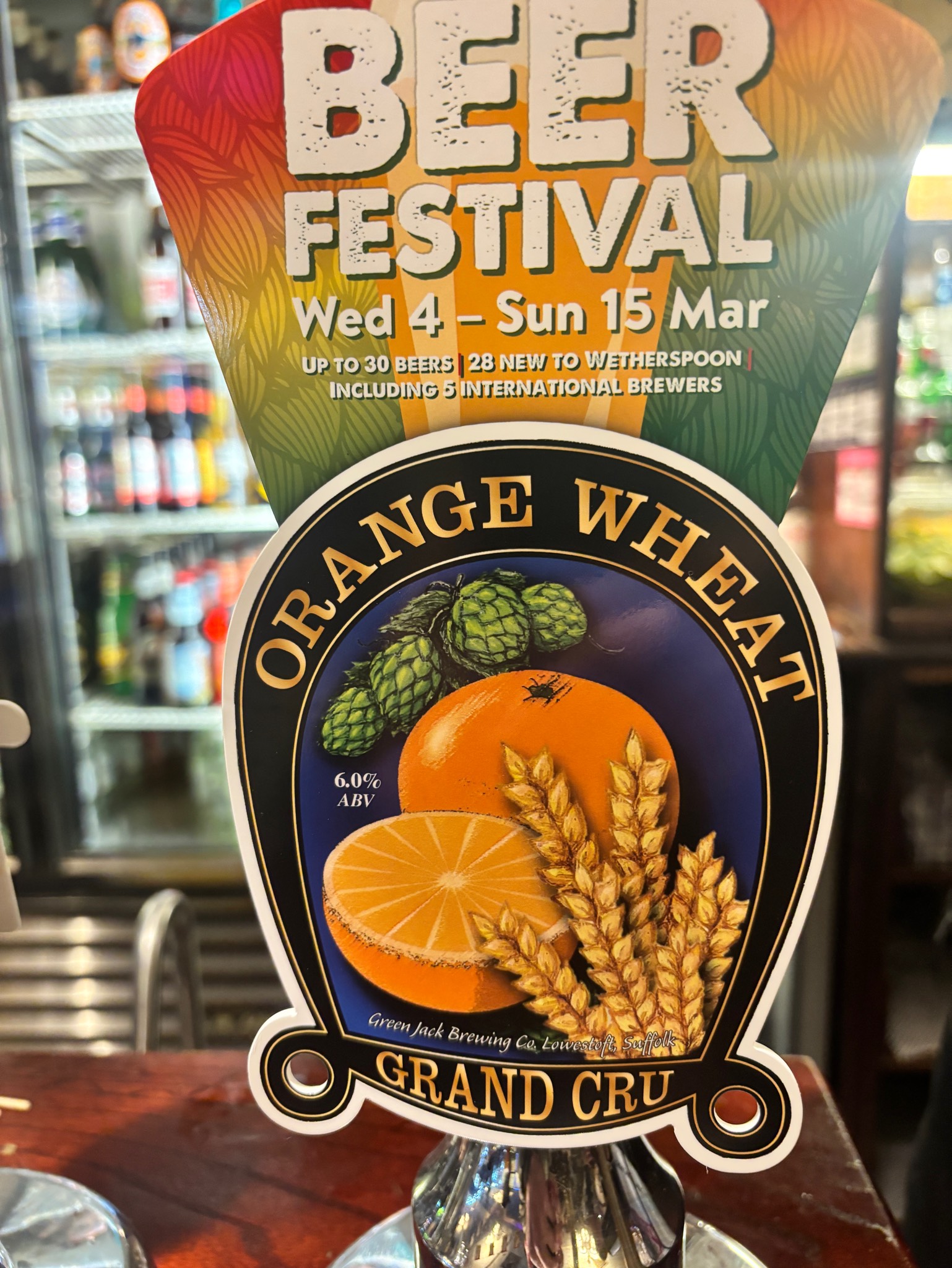 Orange Wheat Grand Cru, Green Jack Brewery