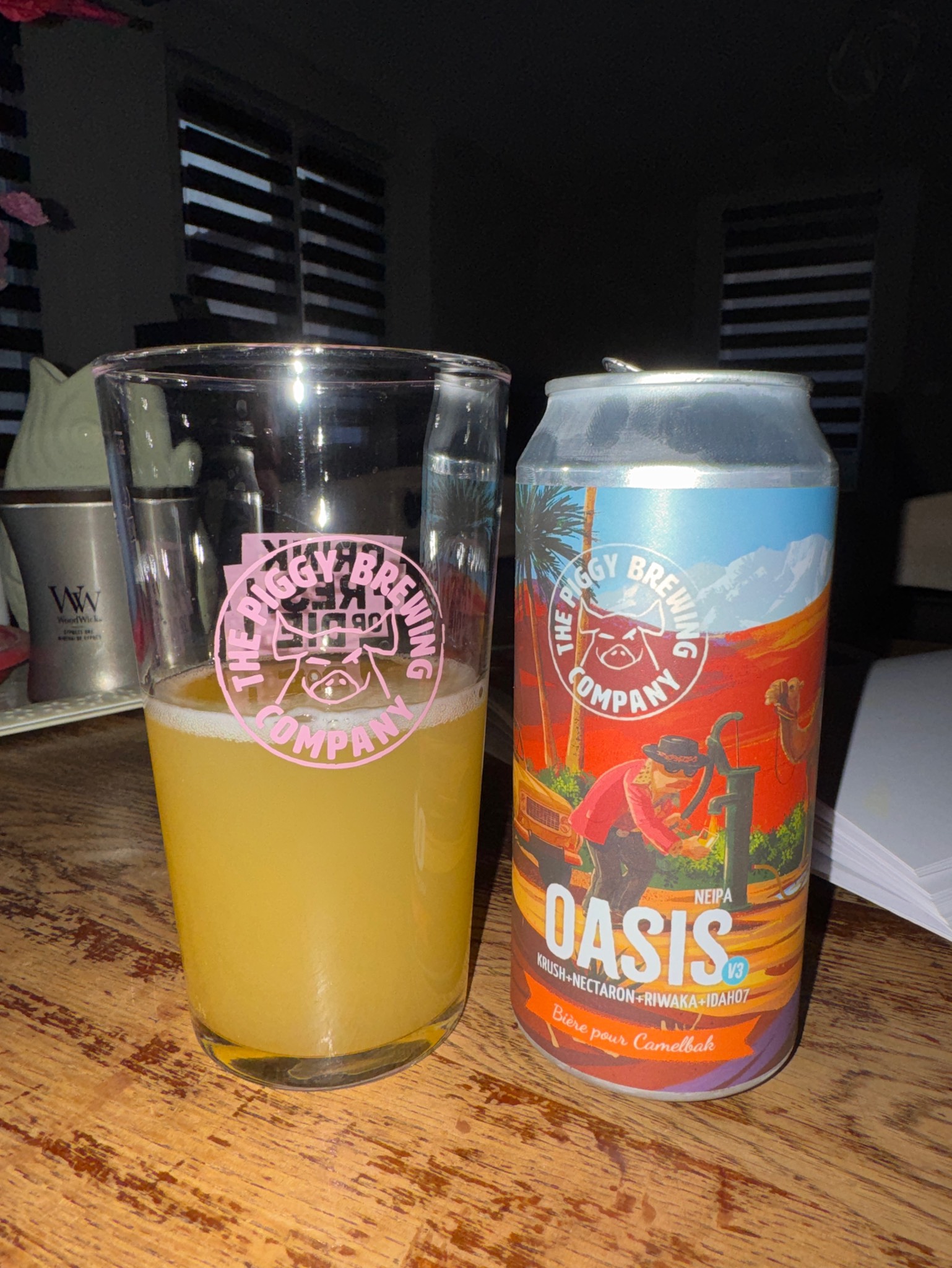 Oasis v3, The Piggy Brewing Company