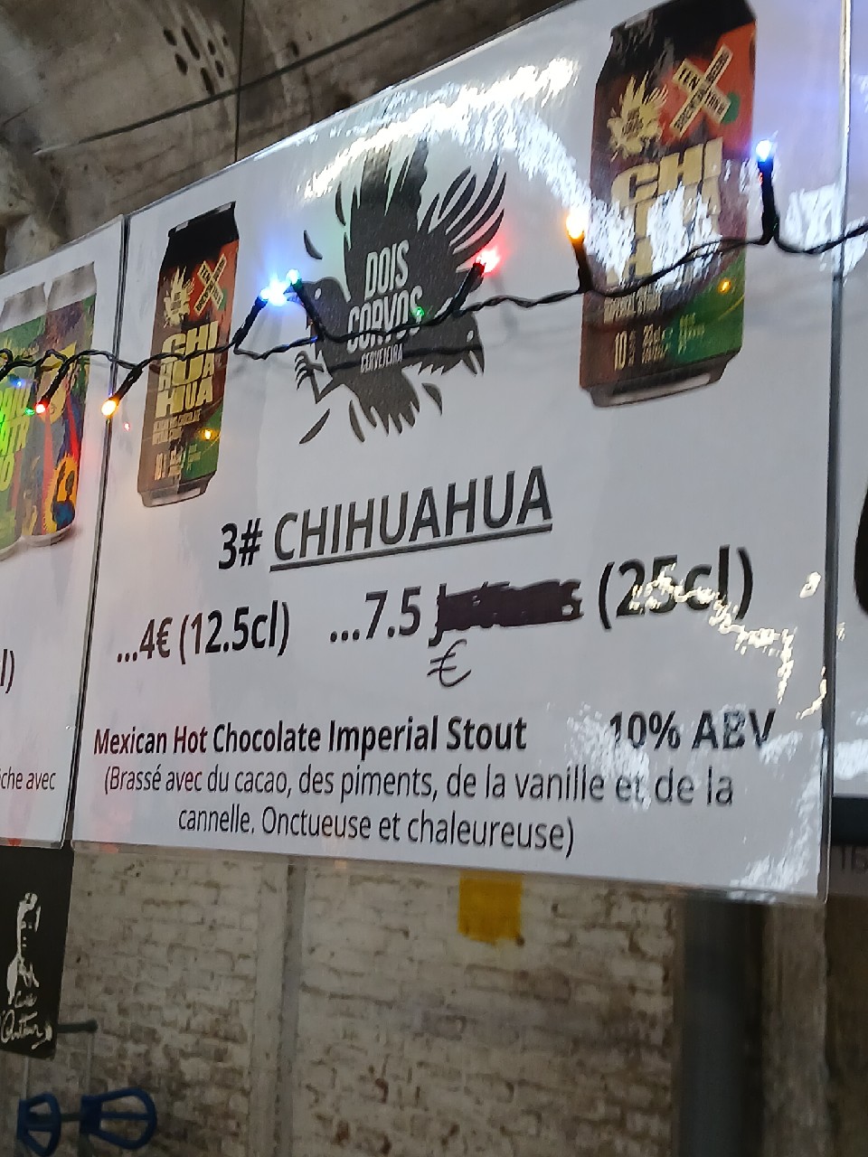 Chihuahua, Dois Corvos Cervejeira