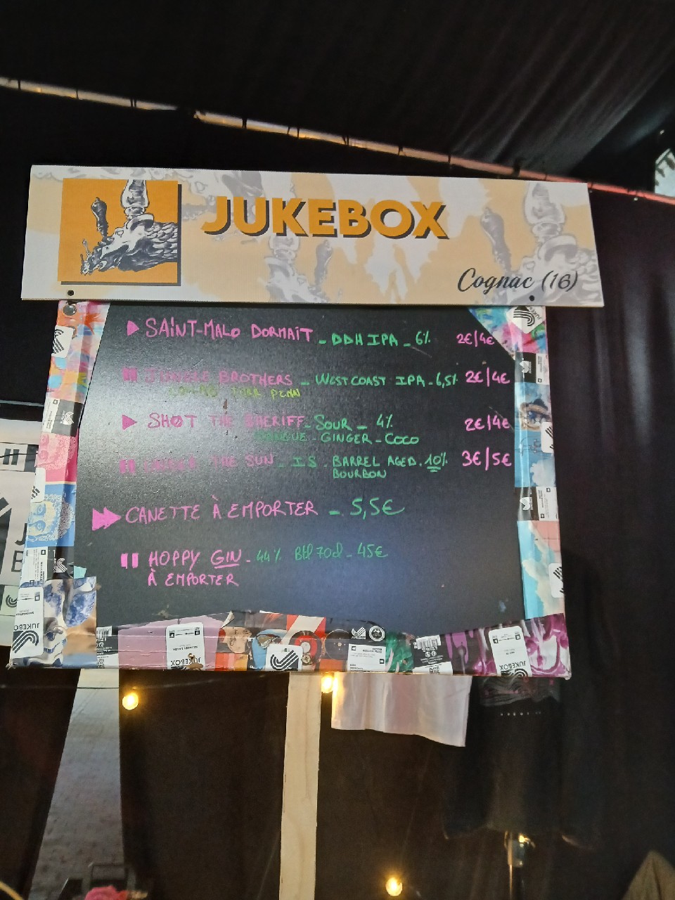 saint malo dormait, Brasserie Jukebox