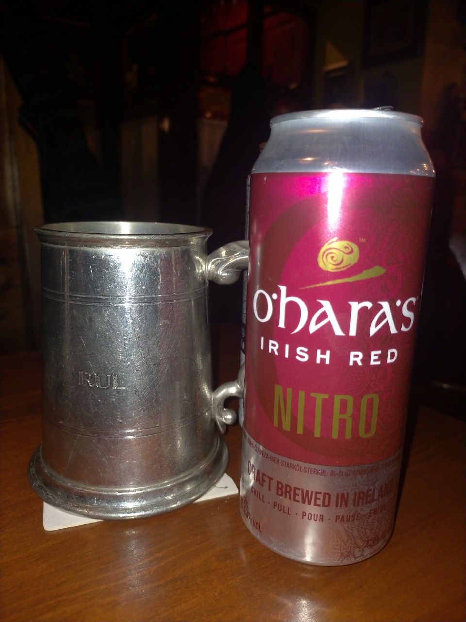 O'Hara's Irish Red Nitro, O'Hara's Brewery (Carlow Brewing Company)