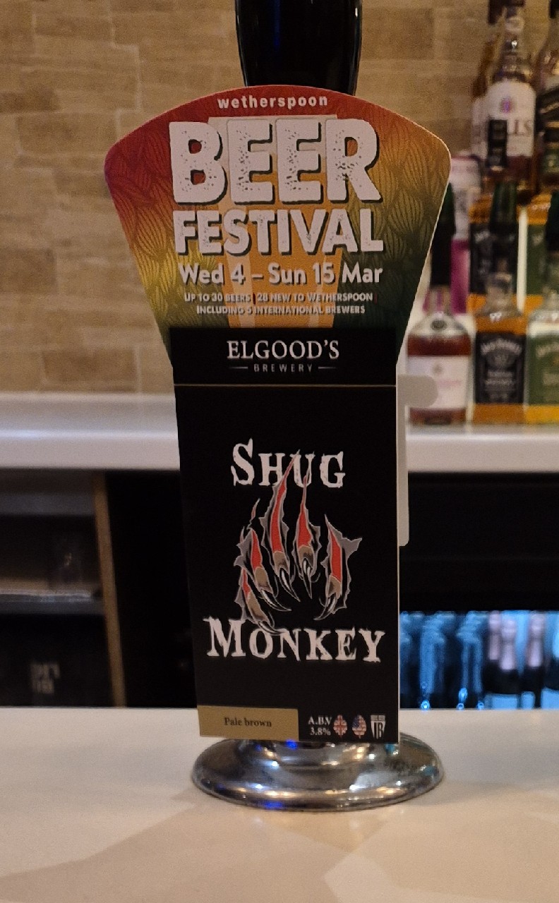 Shug Monkey, Elgood's Brewery