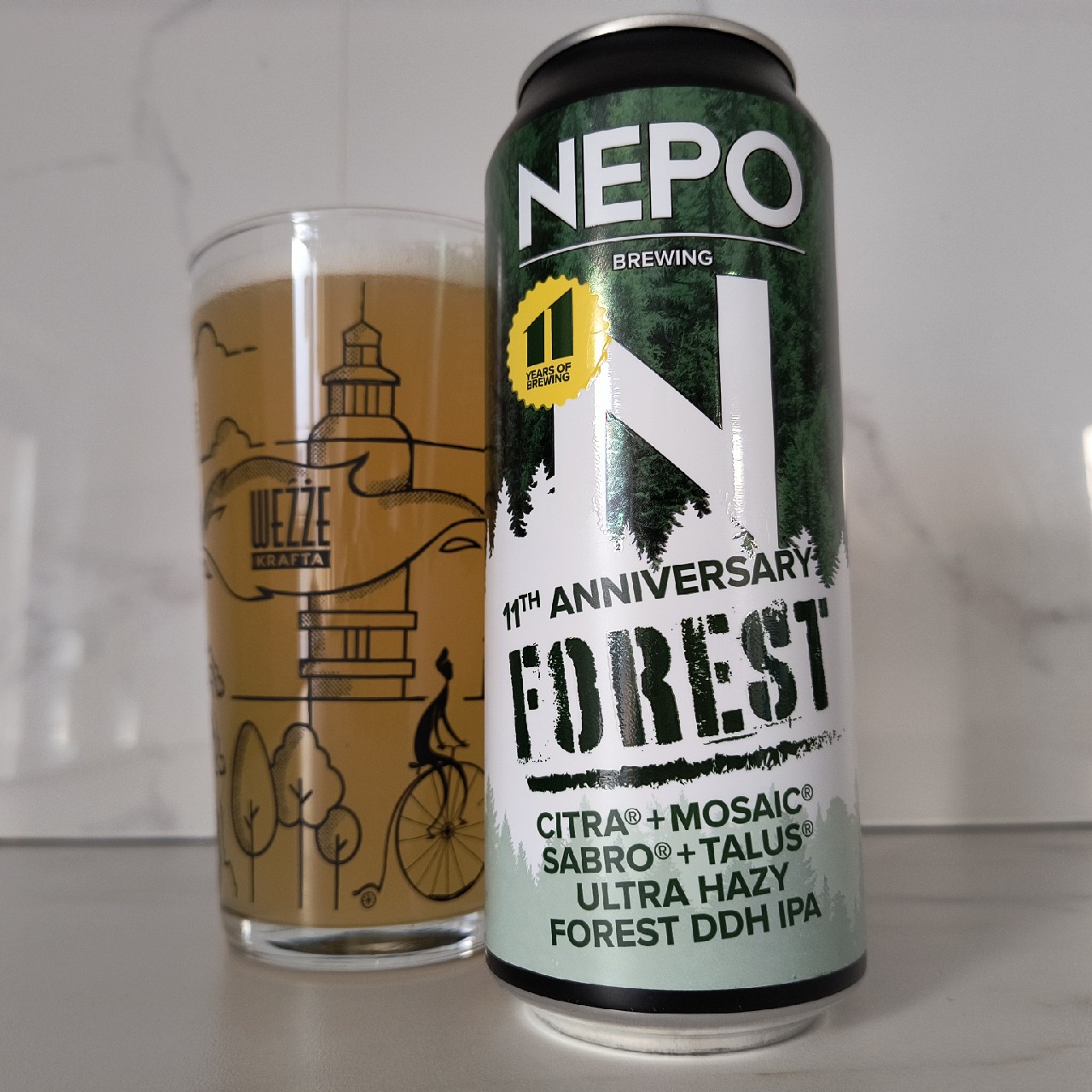 11th anniversary Forest DDH IPA, Nepo Brewing (Browar Nepomucen)