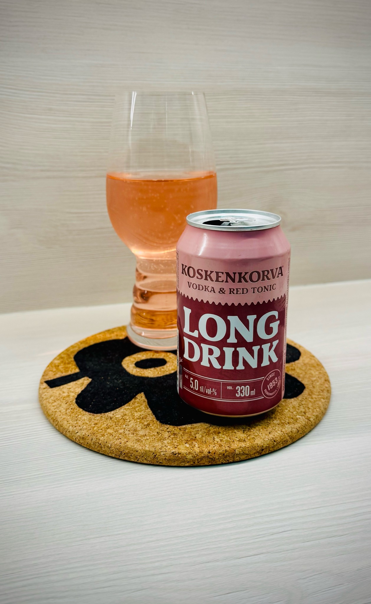 Koskenkorva Long Drink Vodka & Red Tonic, Finland