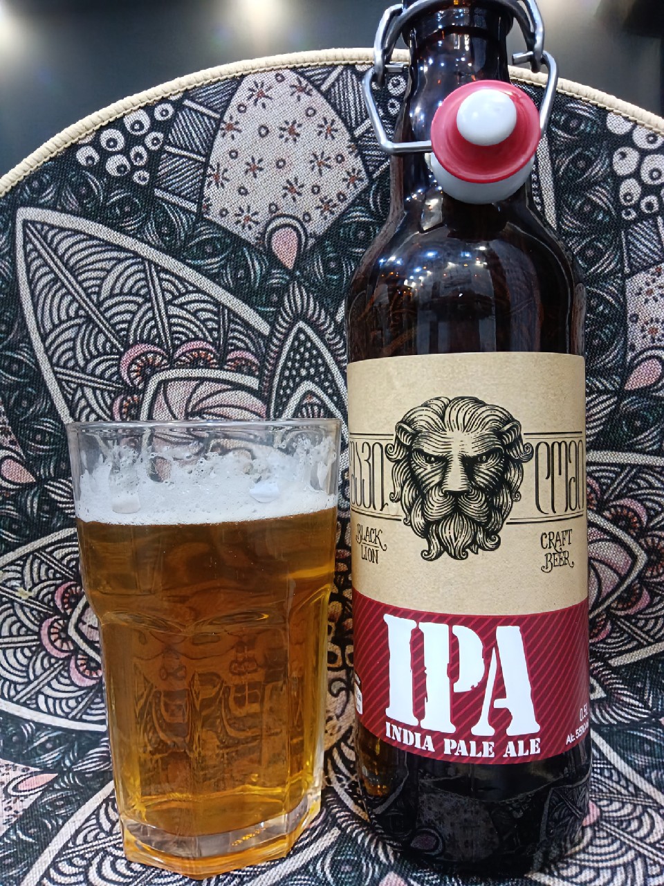 Black Lion IPA, Genuine Brewing Company / შავი ლომი