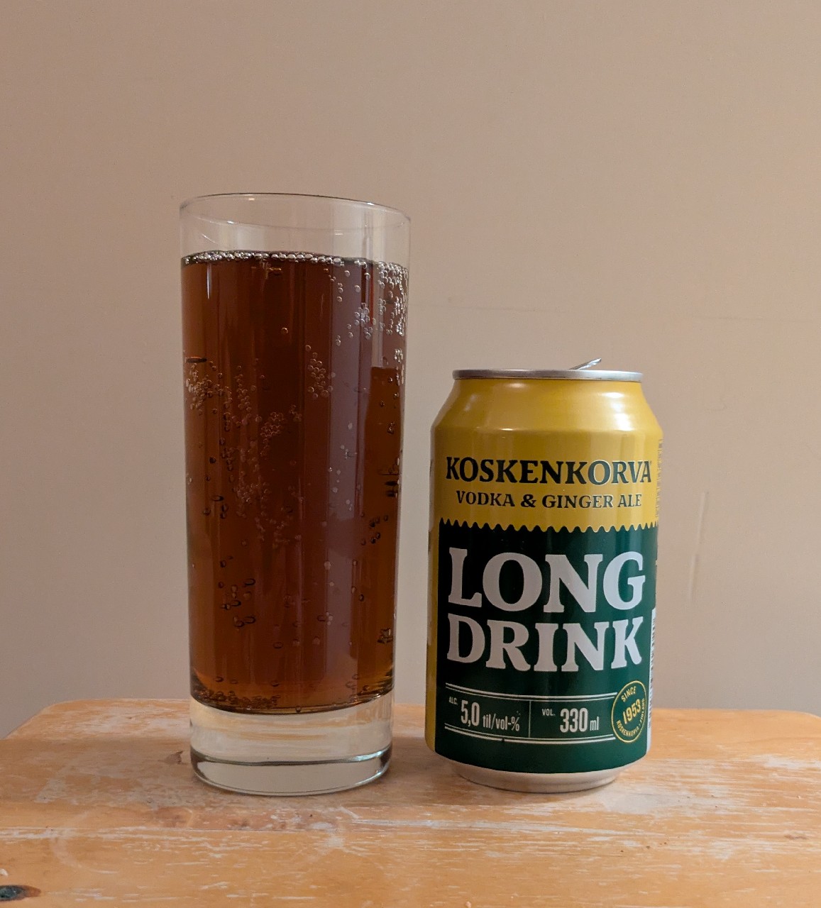 Koskenkorva Long Drink Vodka & Ginger Ale, Finland