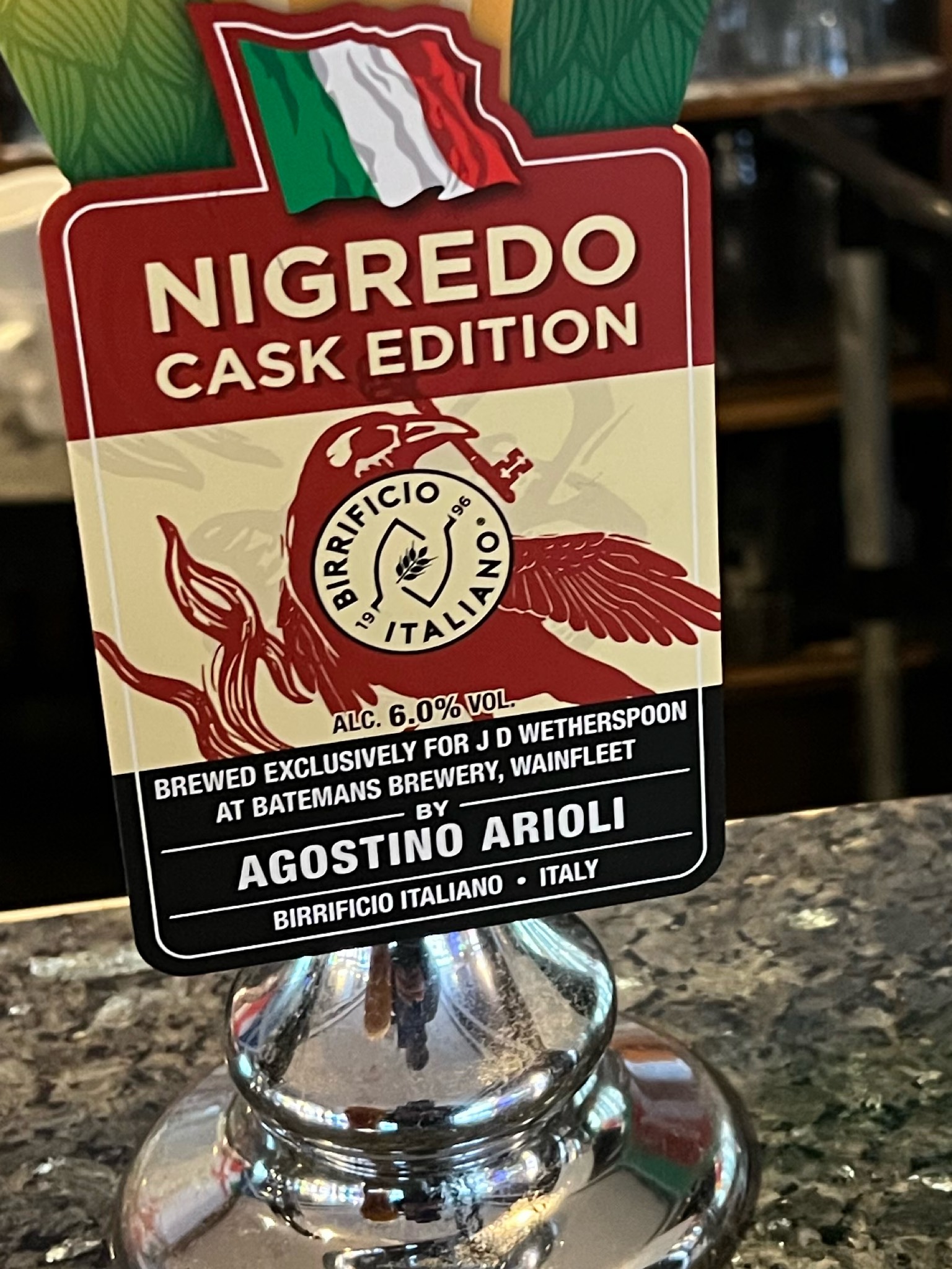 Nigredo Cask Edition, Italy