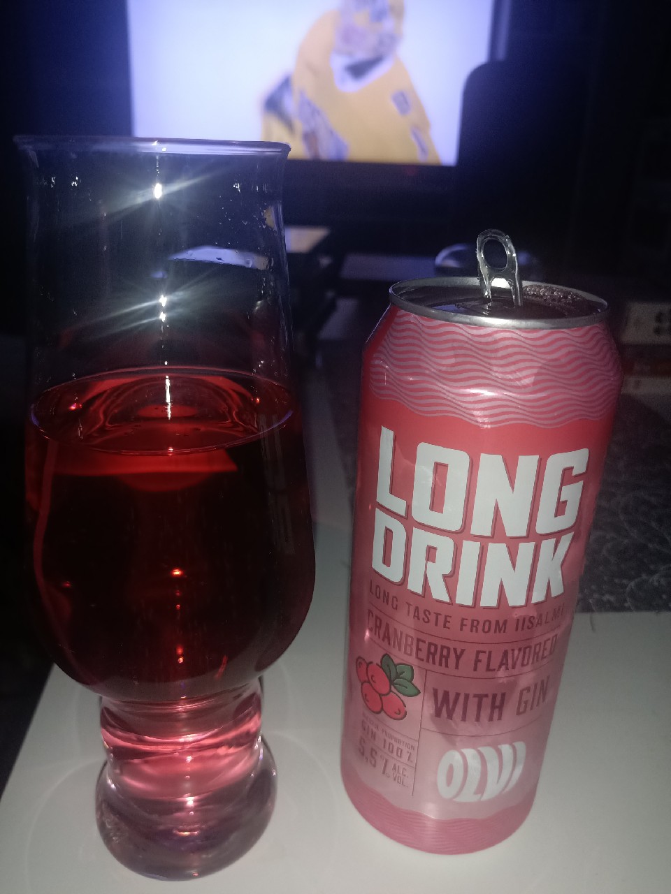 OLVI Long Drink Cranberry, Finland