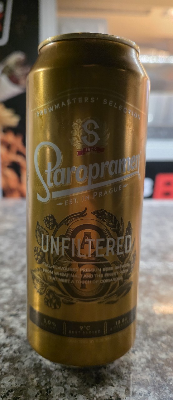 Staropramen Unfiltered / Nefiltrovaný / Wheat / Pšeničný, Czech Republic