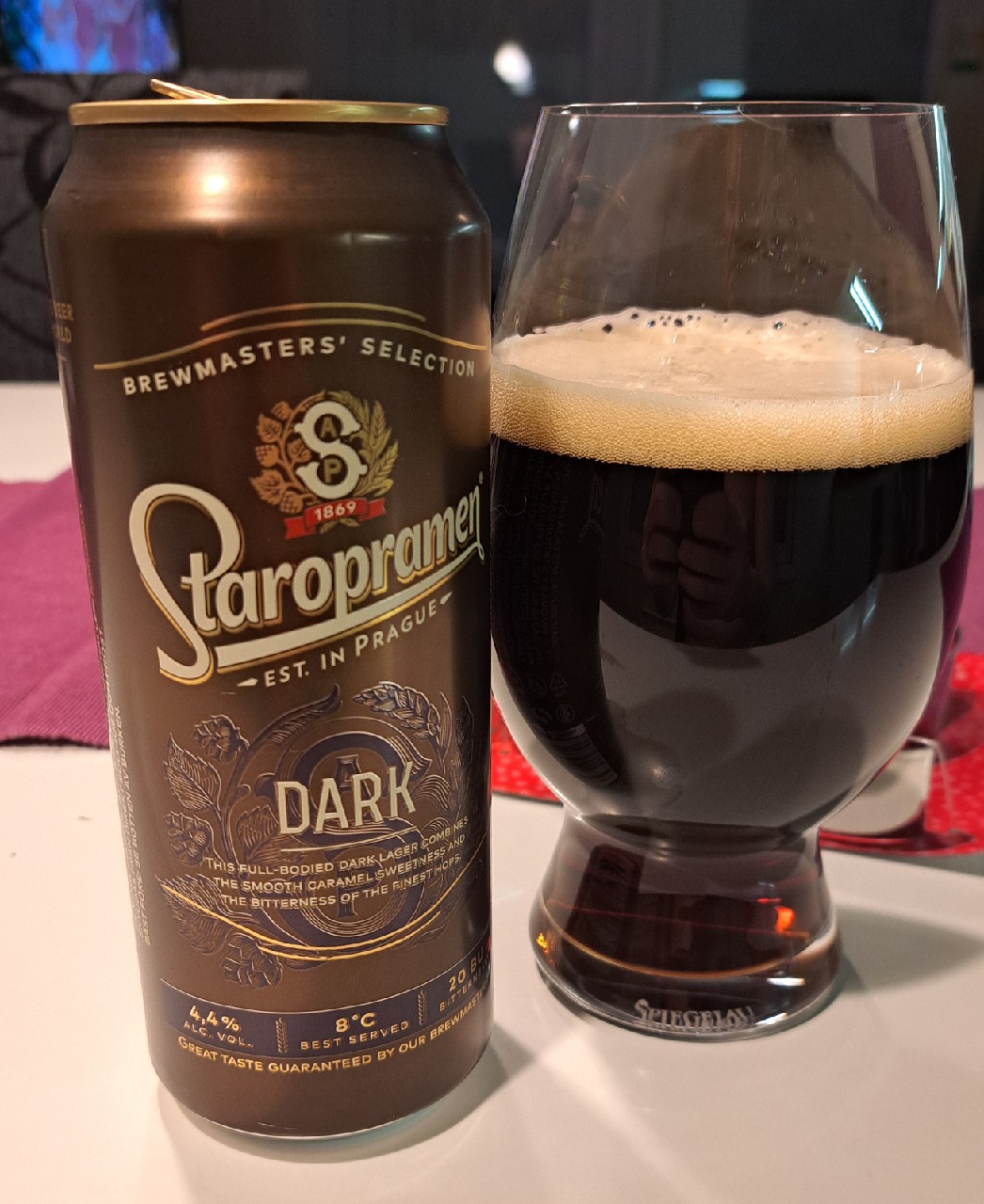 Staropramen Černý / Dark, Czech Republic