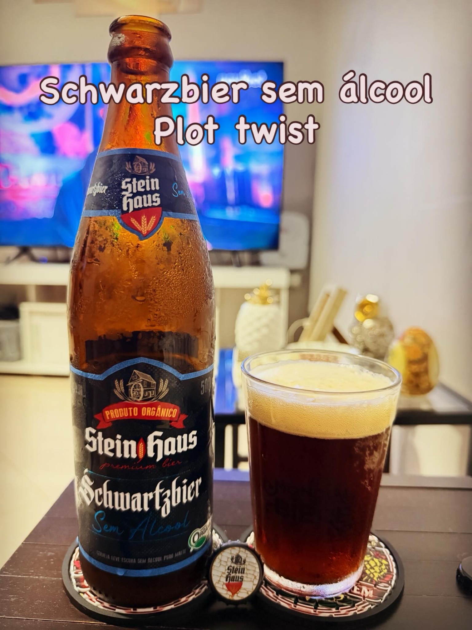 Steinhaus Schwartzbier Sem Álcool, SteinHaus Cervejas Artesanais
