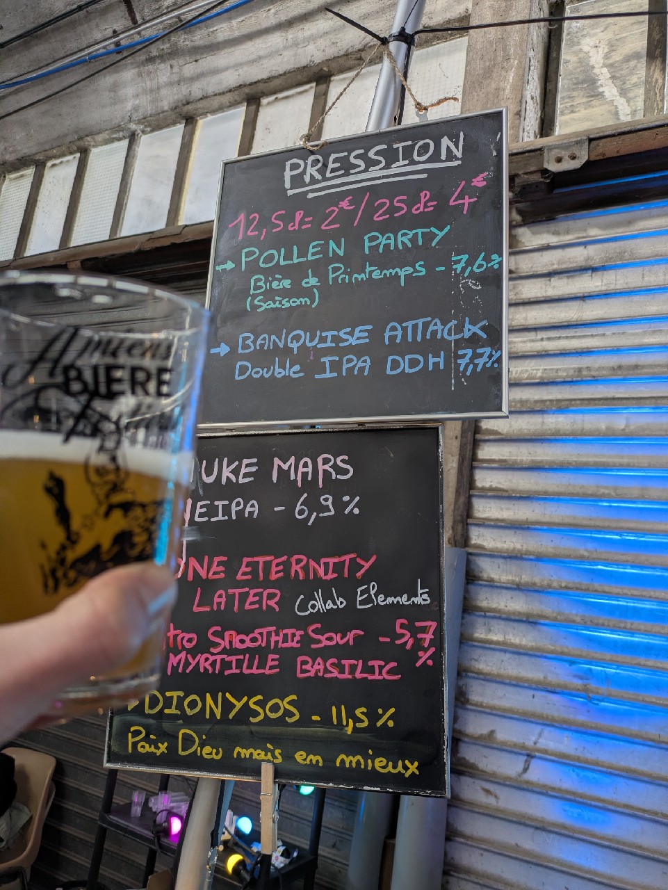 Pollen party, Brasserie Chromatique