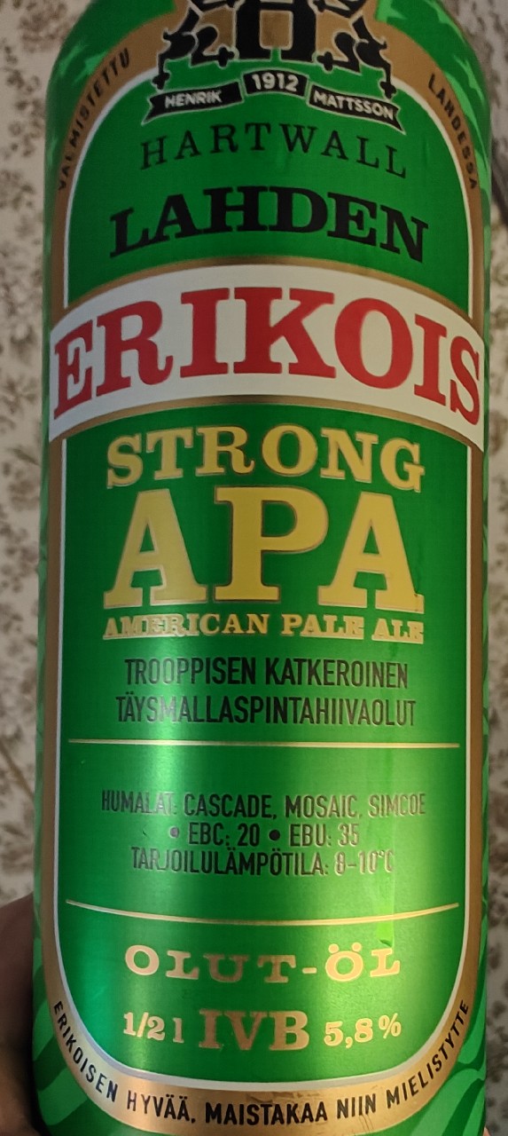 Lahden erikois Strong APA, Finland