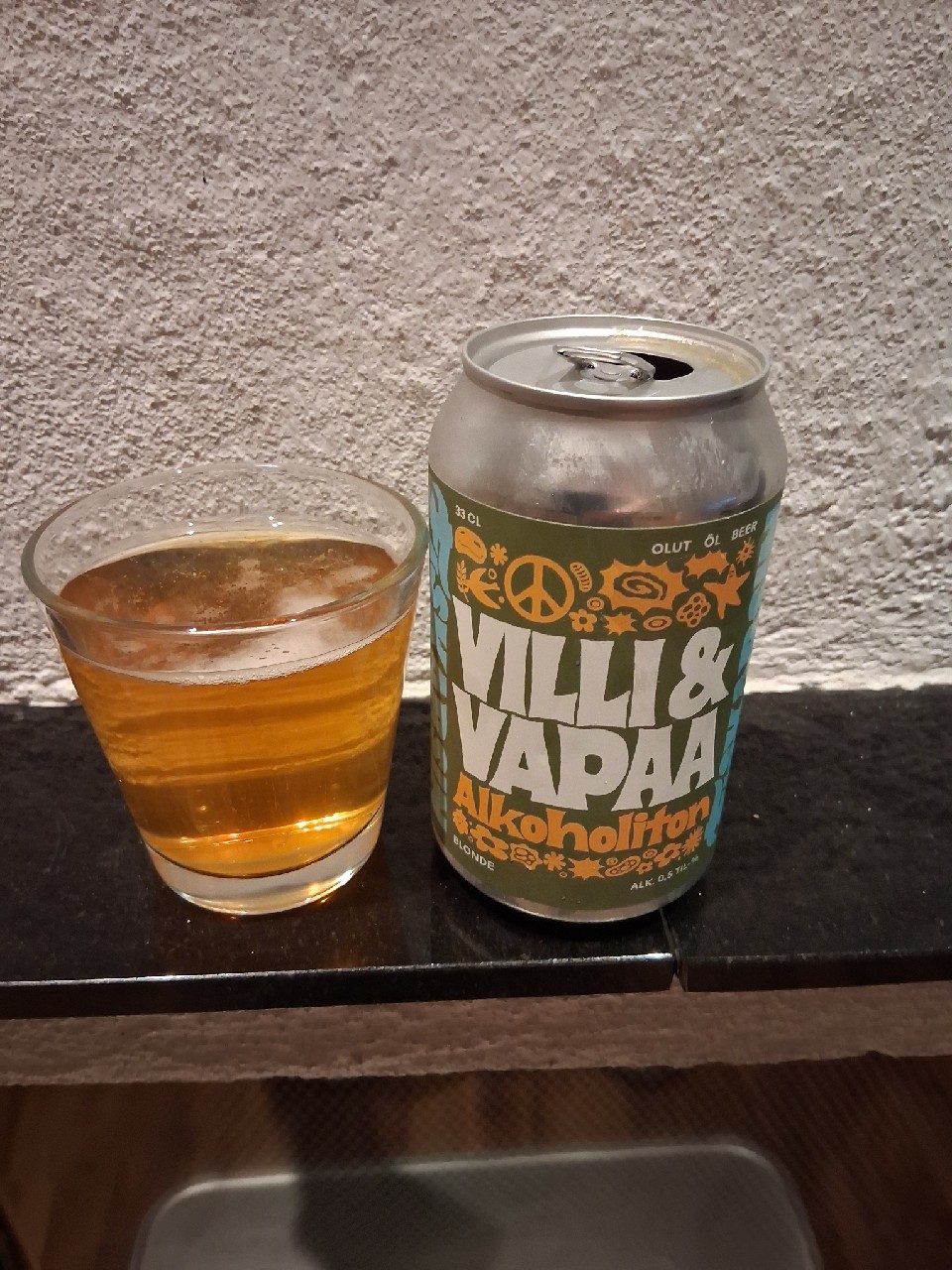 Villi & Vapaa Alkoholiton Blonde 0,5%, Finland